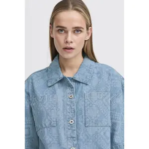 Chemise en jean femme Ichi Amilias image-2