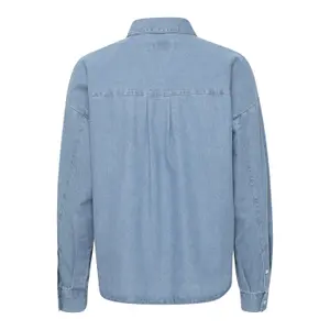 Jeanshemd mit langen Ärmeln für Frauen Ichi Archer image-1