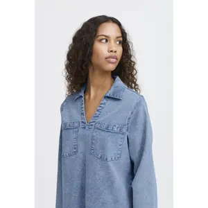 Women's denim dress Ichi Bonnies image-6