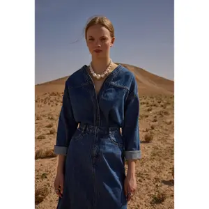 Women's denim jacket Ichi Aveny image-3