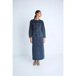 Women's denim jacket Ichi Bellas image-1