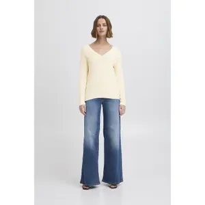 Women's long sleeve V-neck T-shirt Ichi Boston image-2