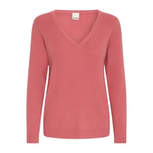 Women's v-neck sweater Ichi Boston image-0