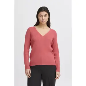 Women's v-neck sweater Ichi Boston image-4