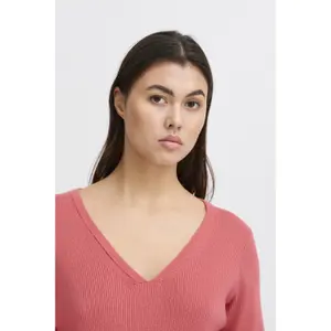 Women's v-neck sweater Ichi Boston image-5