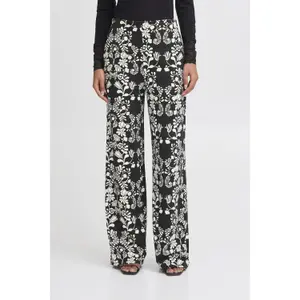 Spodnie damskie Ichi Kate Print Wide PA5 image-3