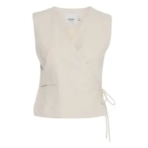 20122495-1309051-veste-sans-manche-femme-ichi-zahra-birch-melange