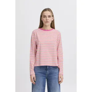 Losse lange mouwen T-shirt voor vrouwen Ichi Mira LS3 image-1