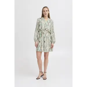 Long sleeve shirt dress for women Ichi Vera 36 image-3