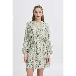 Long sleeve shirt dress for women Ichi Vera 36 image-2