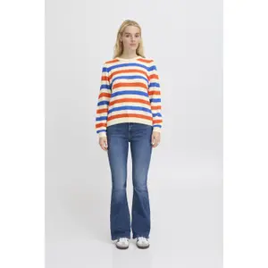 Sweter damski Ichi Dusty Stripe image-1