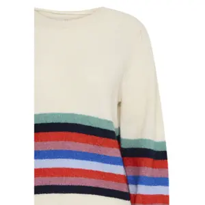 Pullover Damen Ichi Dusty Stripe image-6