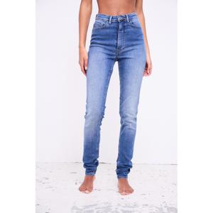 Slim fit hoge taille jeans voor dames Ichi Twiggy image-3