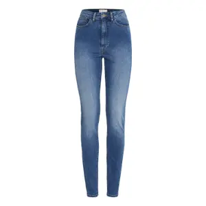 Slim fit hoge taille jeans voor dames Ichi Twiggy image-0