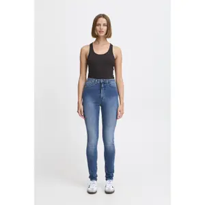 Slim fit hoge taille jeans voor dames Ichi Twiggy image-1