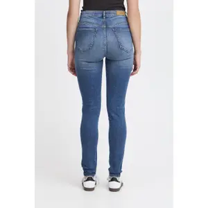 Slim fit hoge taille jeans voor dames Ichi Twiggy image-4