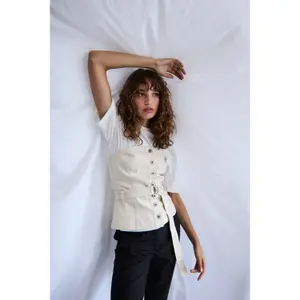 Belted bustier for women Ichi Carolinas image-4