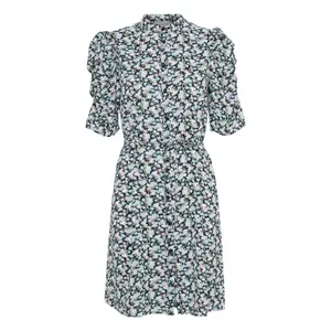 Robe chemise femme Ichi Nina Dr image-0