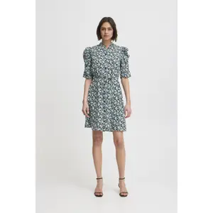 Robe chemise femme Ichi Nina Dr image-2