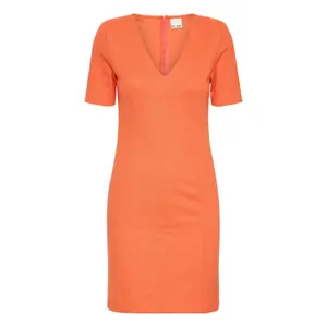 Damen V-Ausschnitt Kleid Ichi Kala 1 image-0