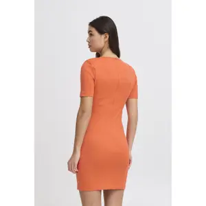 Damen V-Ausschnitt Kleid Ichi Kala 1 image-4