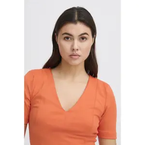 Damen V-Ausschnitt Kleid Ichi Kala 1 image-6