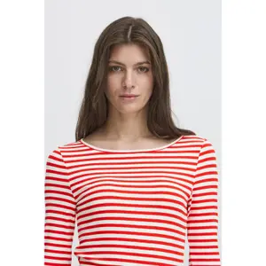 Pullover mit Rundhalsausschnitt Damen Ichi Cella image-6