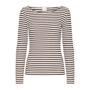 Pullover mit Rundhalsausschnitt Damen Ichi Cella image-0