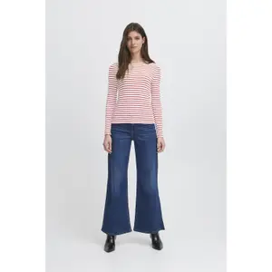 Pullover mit Rundhalsausschnitt Damen Ichi Cella image-1
