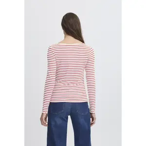Pullover mit Rundhalsausschnitt Damen Ichi Cella image-5