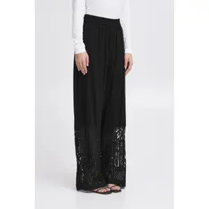 Pleated trousers for women Ichi Marila image-3