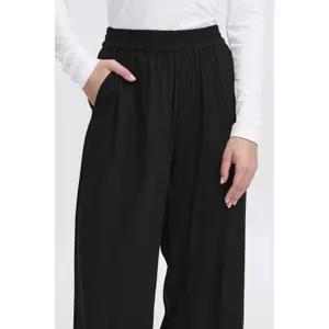 Pleated trousers for women Ichi Marila image-6