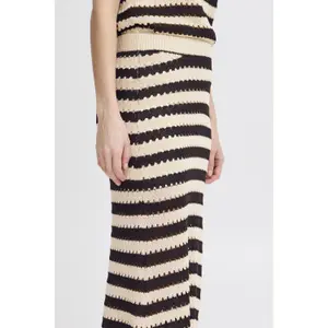 Jupe en maille femme Ichi Birdis image-6