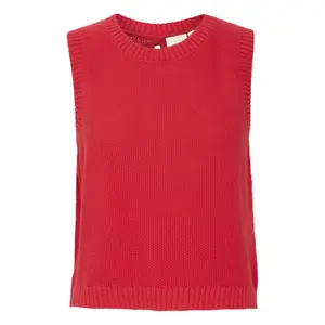 Ärmelloser Pullover Damen Ichi Dotties image-0