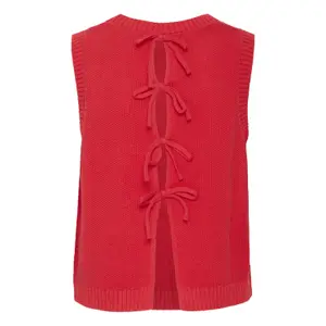 Ärmelloser Pullover Damen Ichi Dotties image-1