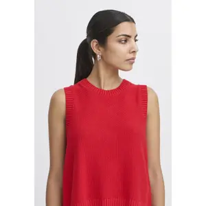 Ärmelloser Pullover Damen Ichi Dotties image-2