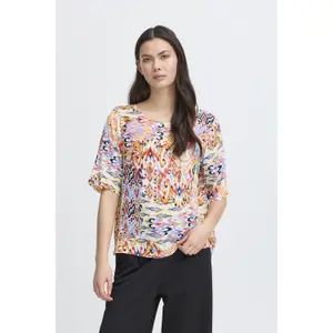 Damenbluse Ichi Marrakech Aop 13 image-4