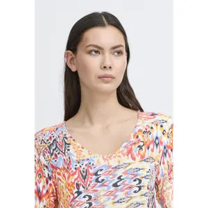 T-shirt de mulher Ichi Marrakech Aop 14 image-5