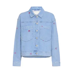 Jeansjacke Damen Ichi Jaella image-0