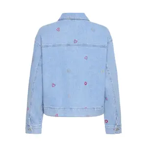 Jeansjacke Damen Ichi Jaella image-1