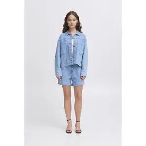 Jeansjacke Damen Ichi Jaella image-3