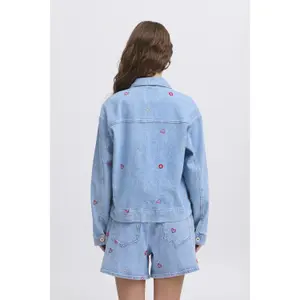 Jeansjacke Damen Ichi Jaella image-5