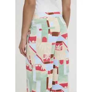 Women's Trousers Ichi Kate Print 31 image-5