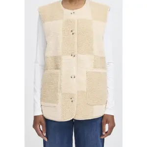 Sleeveless women's cardigan Ichi Tonza image-4
