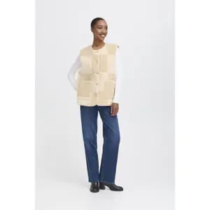 Sleeveless women's cardigan Ichi Tonza image-5