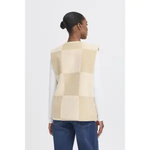 Sleeveless women's cardigan Ichi Tonza image-6