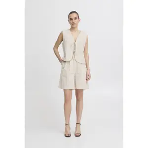 Shorts für Damen Ichi Saffron image-3