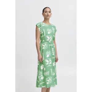 Midiklänning för kvinnor Ichi Ihyetta image-3