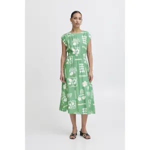 Midiklänning för kvinnor Ichi Ihyetta image-4