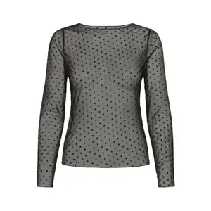T-shirt de manga comprida feminina Ichi Ixnickie Mesh image-0